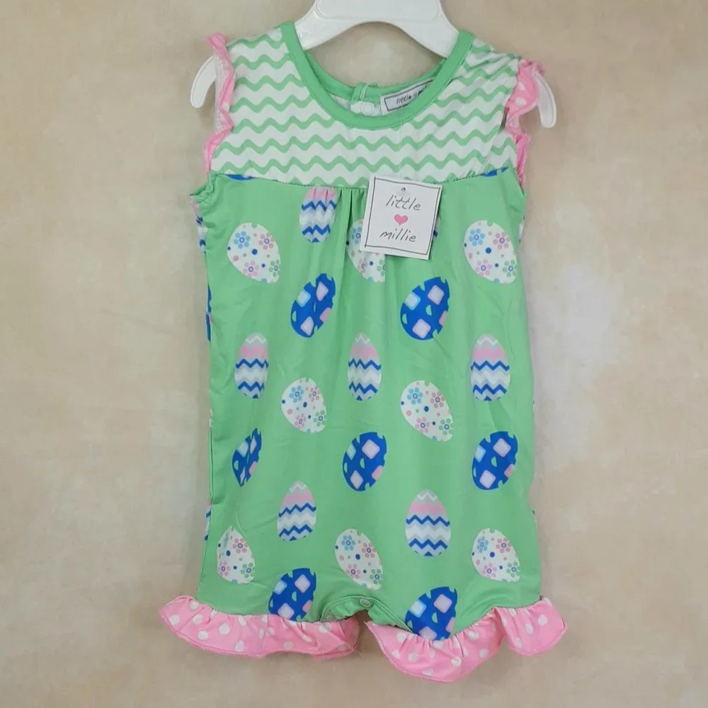 'LITTLE MILLIE' RUFFLE ROMPER - Picture 9 of 14
